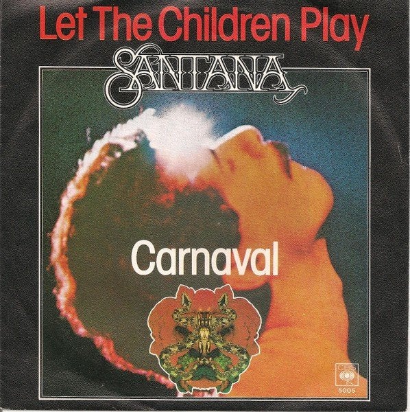Santana - Let the Children Play (Single), Gebruikt, 7 inch, Pop, Fotohoes