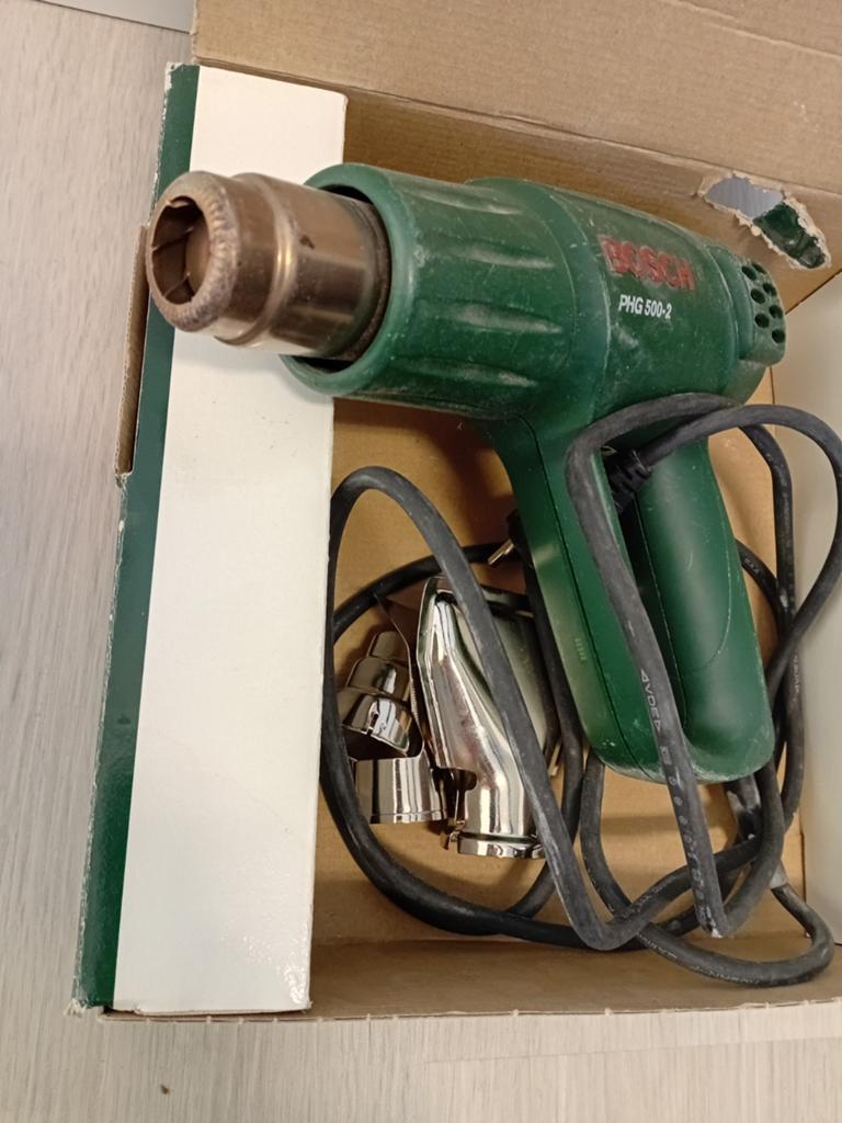 Bosch heteluchtpistool PHG 500, Ophalen of Verzenden, Gebruikt