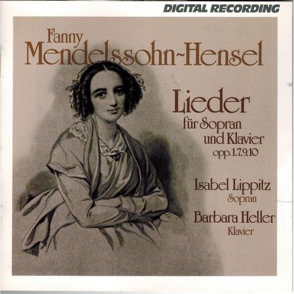 FANNY MENDELSSOHN Lieder CD LIPPITZ CPO NIEUWSTAAT, Ophalen of Verzenden, Romantiek, Zo goed als nieuw, Kamermuziek