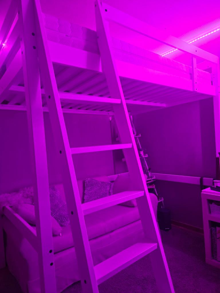 Storå hoogslaper ikea wit, Huis en Inrichting, Slaapkamer | Stapelbedden en Hoogslapers, Ophalen