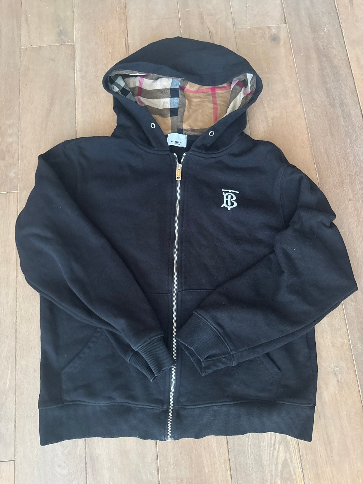 Burberry Hoodie Zwart (Maat M), Kleding | Heren, Truien en Vesten, Ophalen of Verzenden, Zo goed als nieuw, Maat 48/50 (M), Zwart