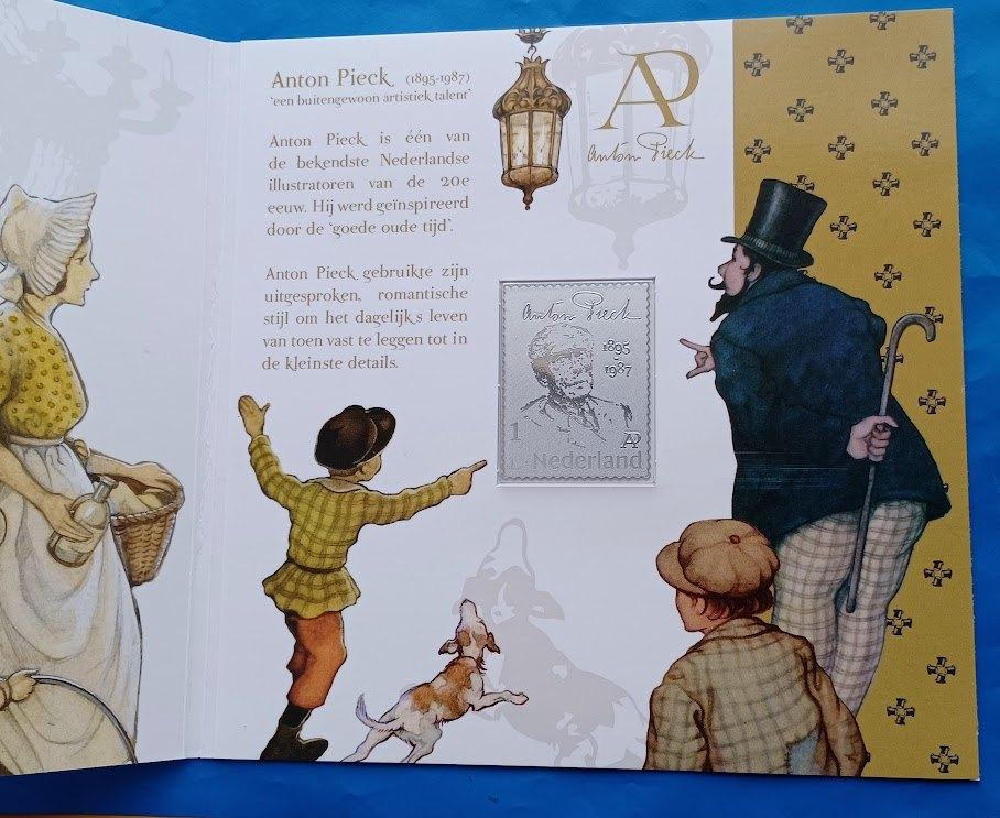 Zilveren postzegel Anton Pieck - 2021, Postzegels en Munten, Postzegels | Nederland, Verzenden, Na 1940, Postfris