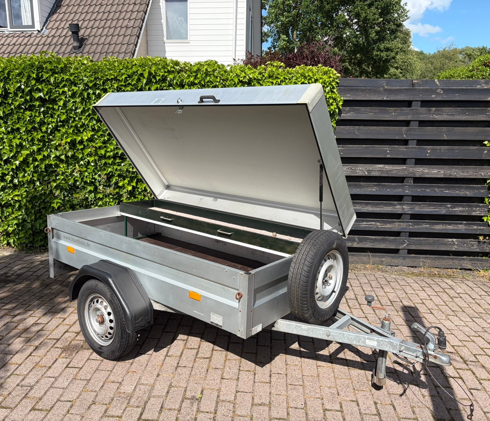Humbaur bagagewagen Anssems GT750 viskar, Ophalen, Gebruikt