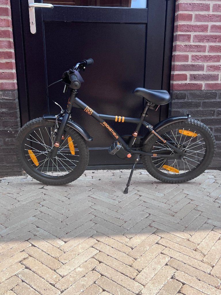 Kinderfiets, Fietsen en Brommers, Fietsen | Jongens, Gebruikt, 18 inch, Handrem, Terugtraprem, Ophalen
