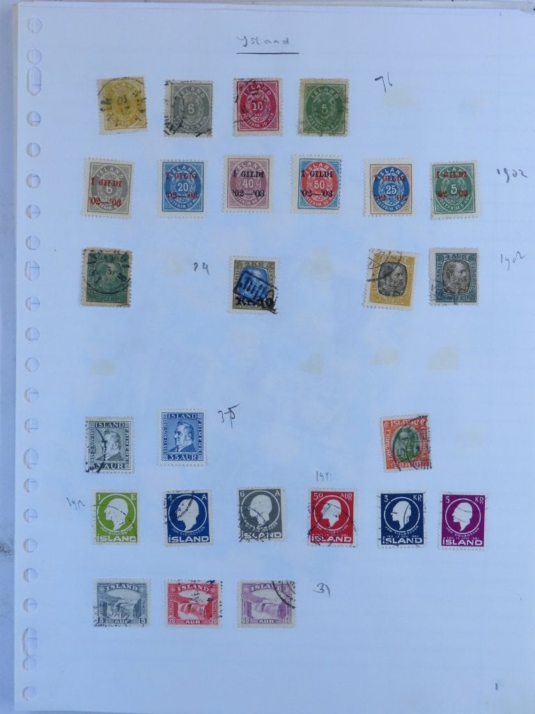 IJSLAND - vanaf KLASSIEK - iets POSTFRIS - (H96), Ophalen of Verzenden, Buitenland