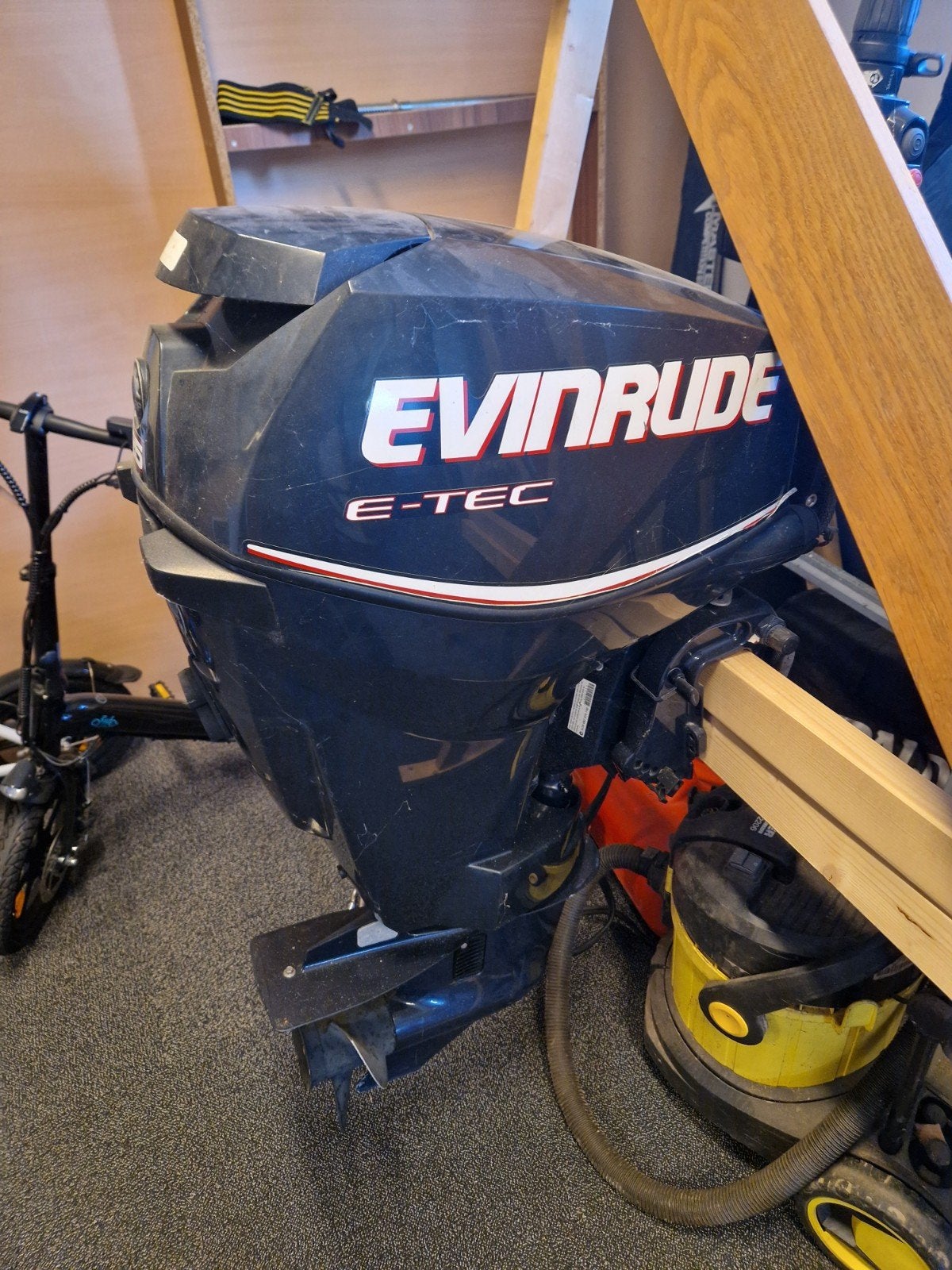 Evinrude E-TEC Buitenboordmotor E25DTEISC - 25 PK, Ophalen of Verzenden, Gebruikt