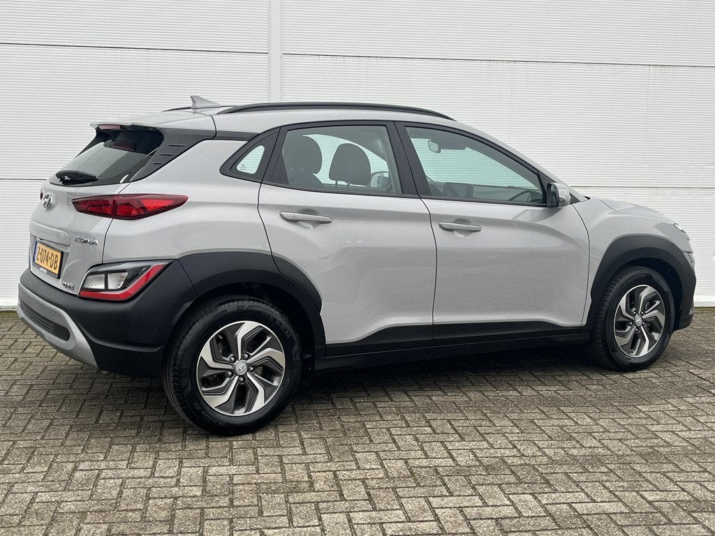 Hyundai Kona 1.6 GDI HEV Comfort / Airco (automatisch) / App, Auto's, Stof, Gebruikt, Euro 6, 2 kWh