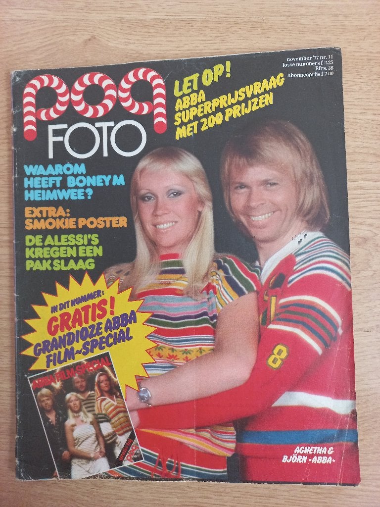 Joepie ABBA - met filmspecial en Smokie, Verzamelen, Ophalen of Verzenden, 1980 tot heden, Nederland, Tijdschrift
