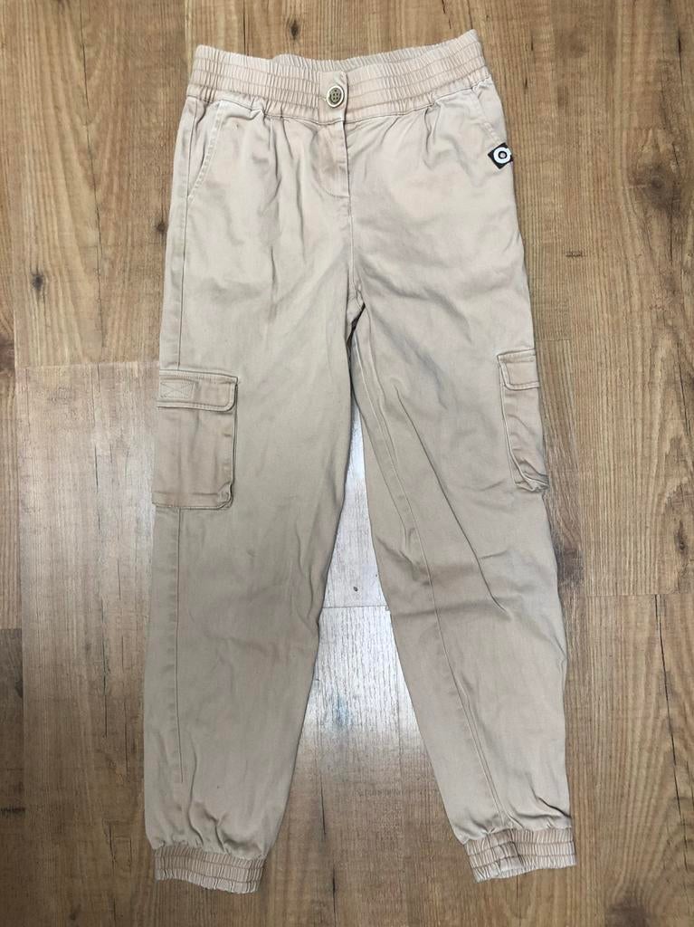 Mooie stevige beige broek 146-152 4FF, Ophalen of Verzenden, Zo goed als nieuw, Jongen of Meisje, Broek