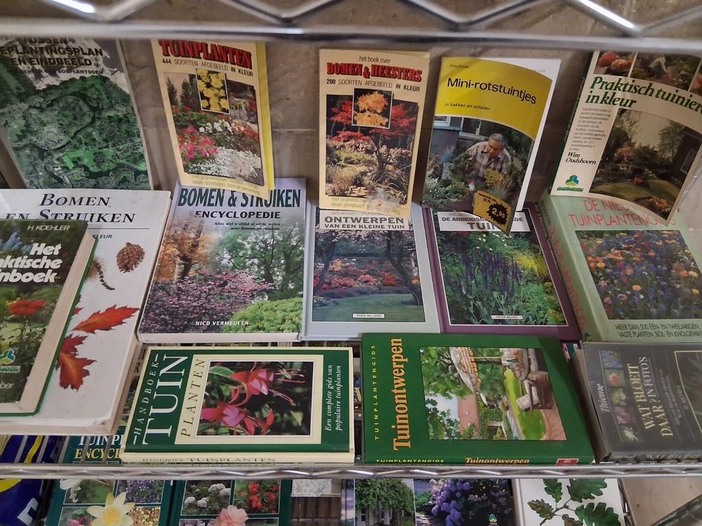 Meer dan 30 tuinboeken in goede staat, Ophalen