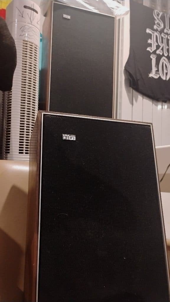 2x Vintage Philips real HIFI luidsprekers - Made in Holland, Audio, Tv en Foto, Stereo speakers, Philips, Gebruikt, Inclusief kabels