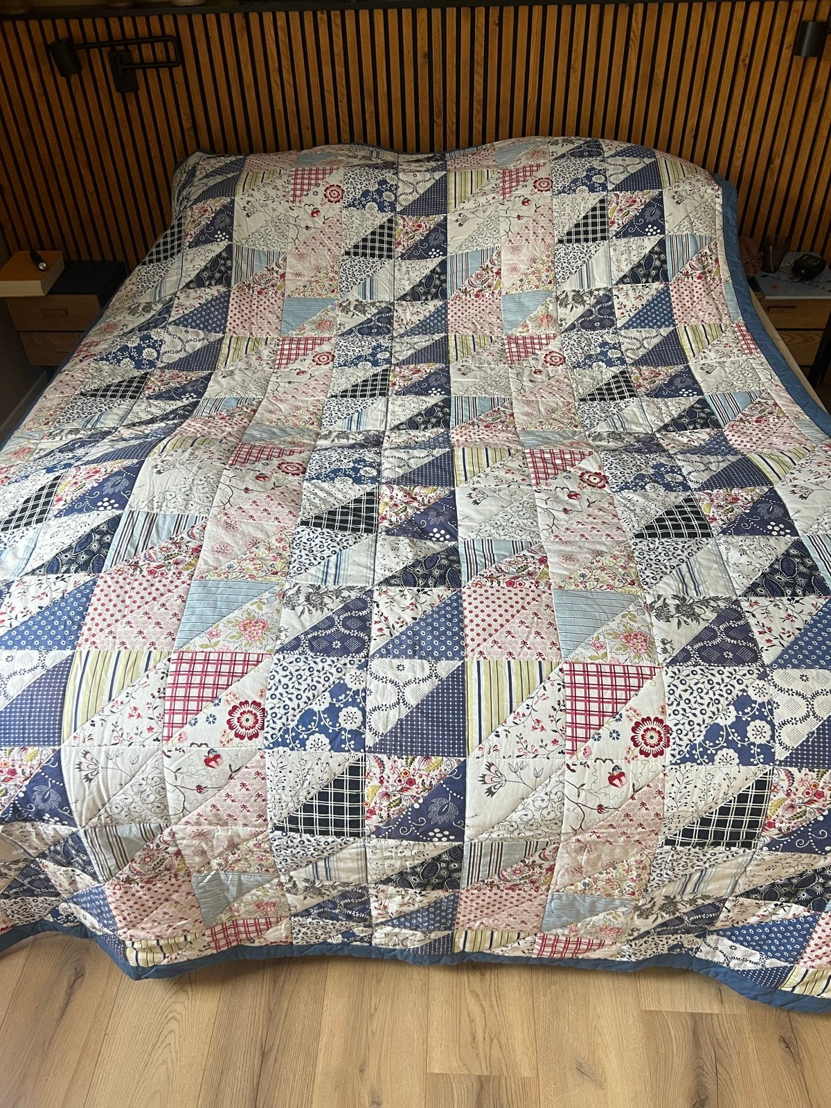 IKEA Patchwork Bedsprei/Deken 180x280 cm, Huis en Inrichting, Ophalen of Verzenden, Gebruikt