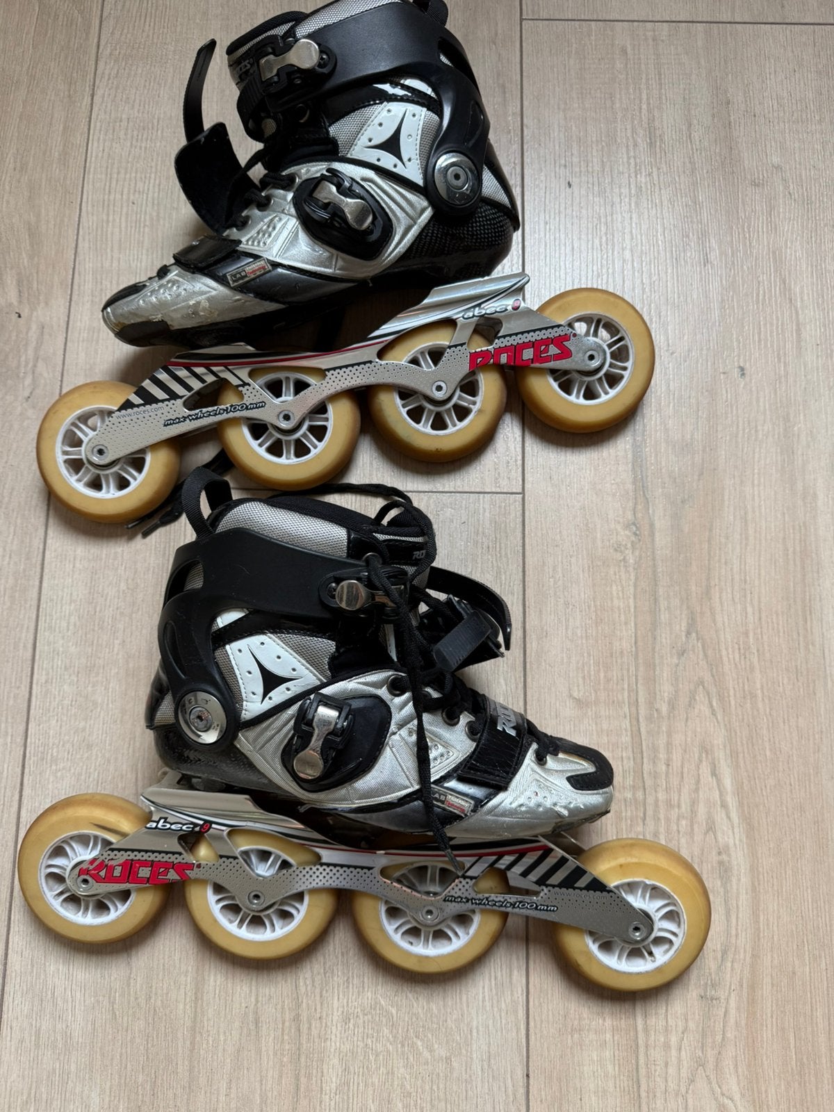Skates Roces lab maat 41carbon, Ophalen of Verzenden, Gebruikt, Roces