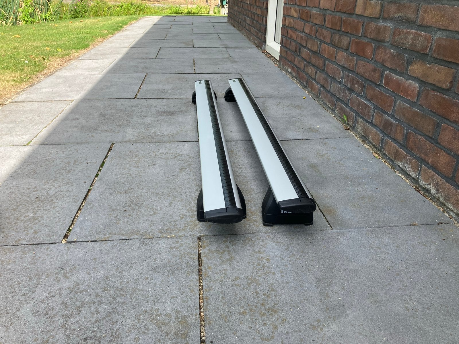 Thule wingbar evo met rapid 753 audi a4 avant 2016 q5 2017, Auto diversen, Dakdragers, Ophalen of Verzenden, Zo goed als nieuw