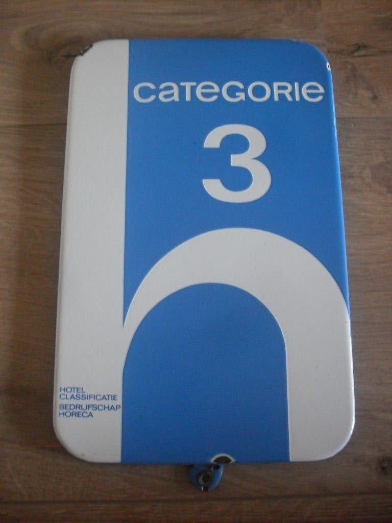 categorie 3 horeca bordje, Ophalen of Verzenden