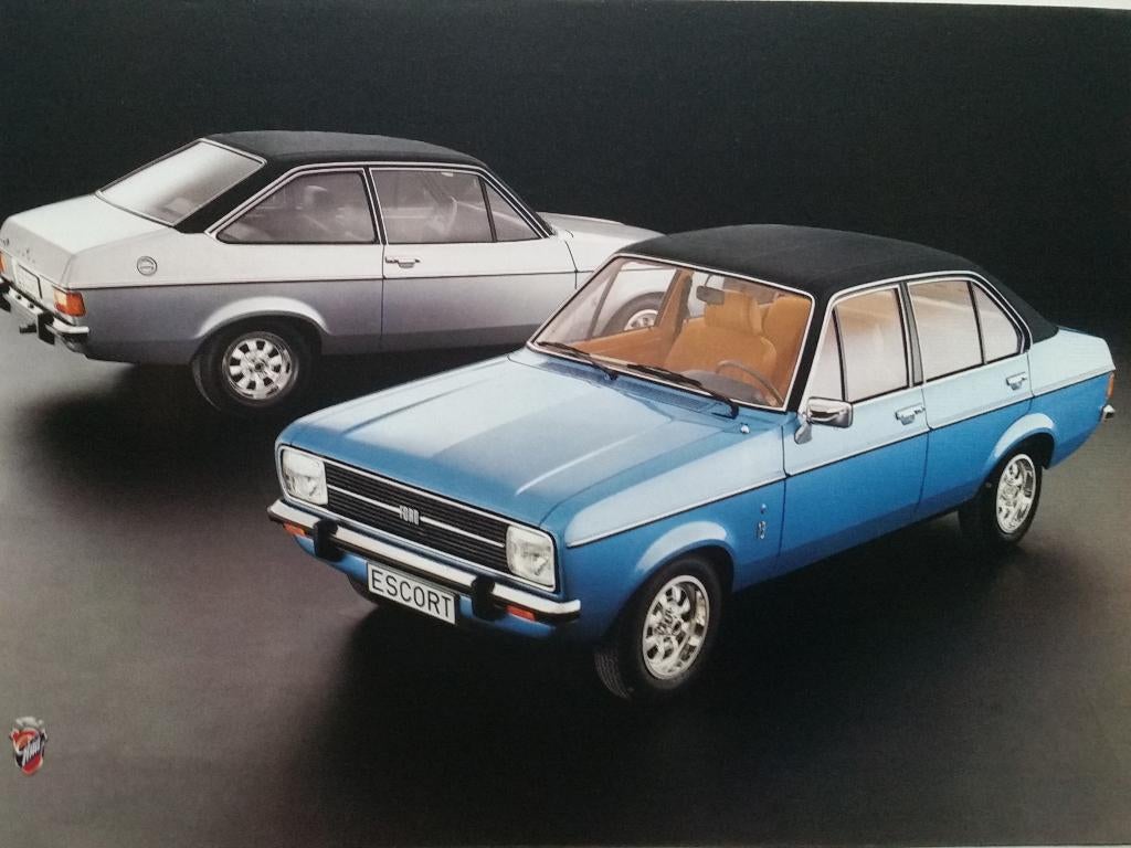 Brochure Ford Escort MK2 uit 1976, Ophalen of Verzenden, Zo goed als nieuw, Ford