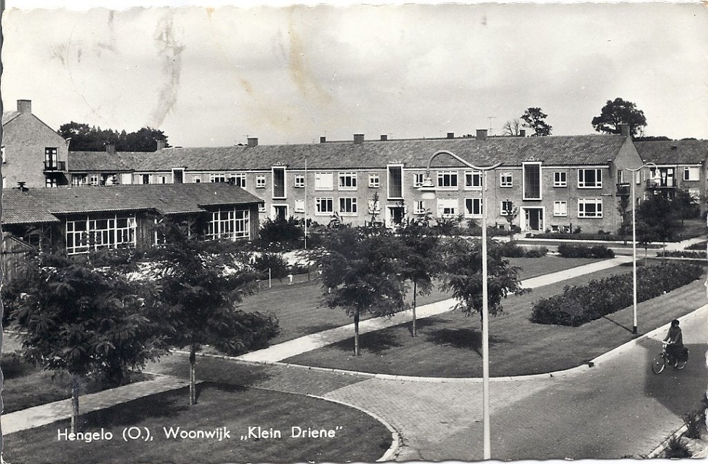 Hengelo (ov) Woonwijk Klein Driene 1960, Verzamelen, Verzenden, 1960 tot 1980, Gelopen, Overijssel
