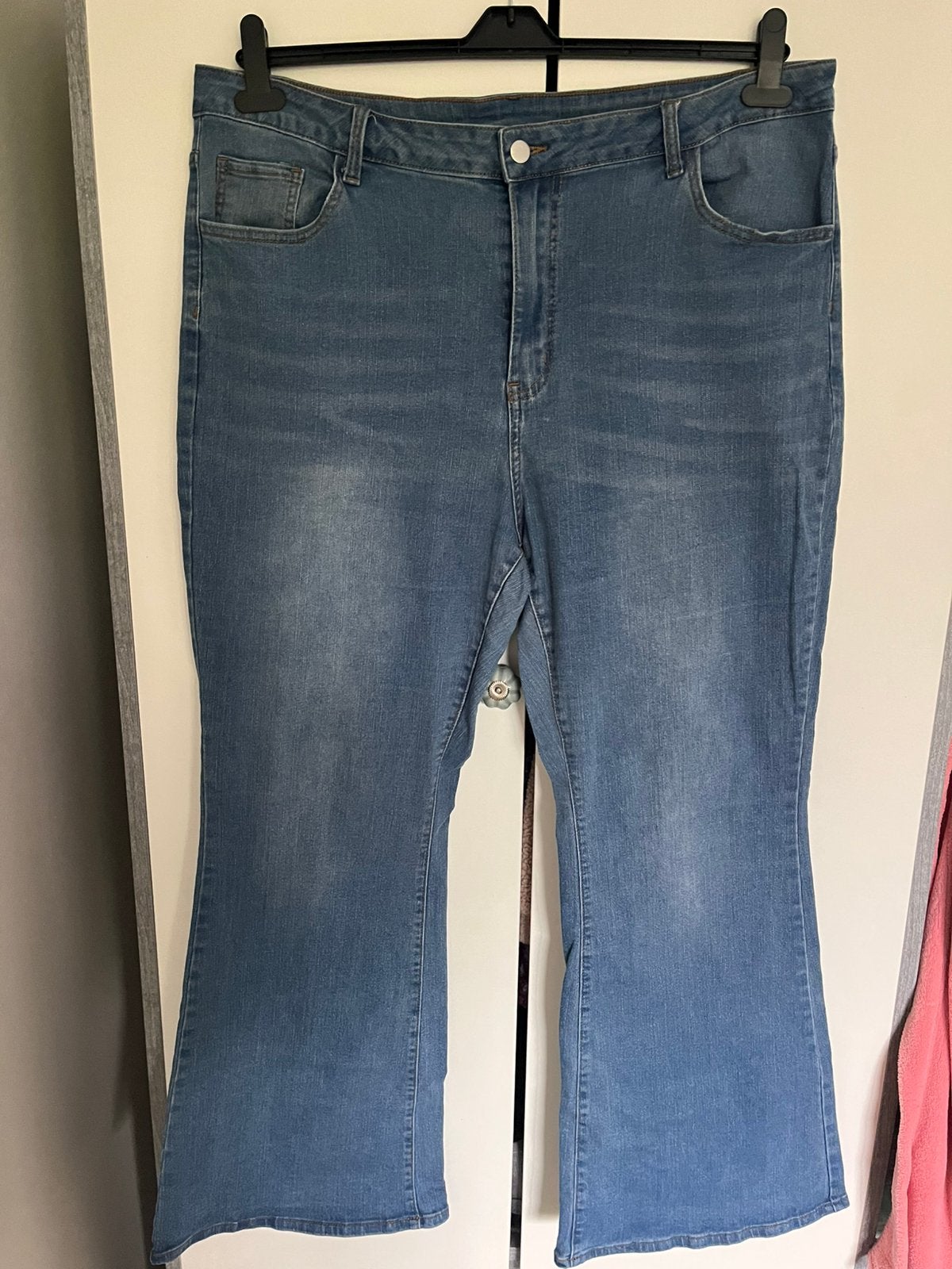 Spijkerbroek - maat 4XL, Kleding | Dames, Ophalen of Verzenden, Zo goed als nieuw, Blauw, Broek of Spijkerbroek