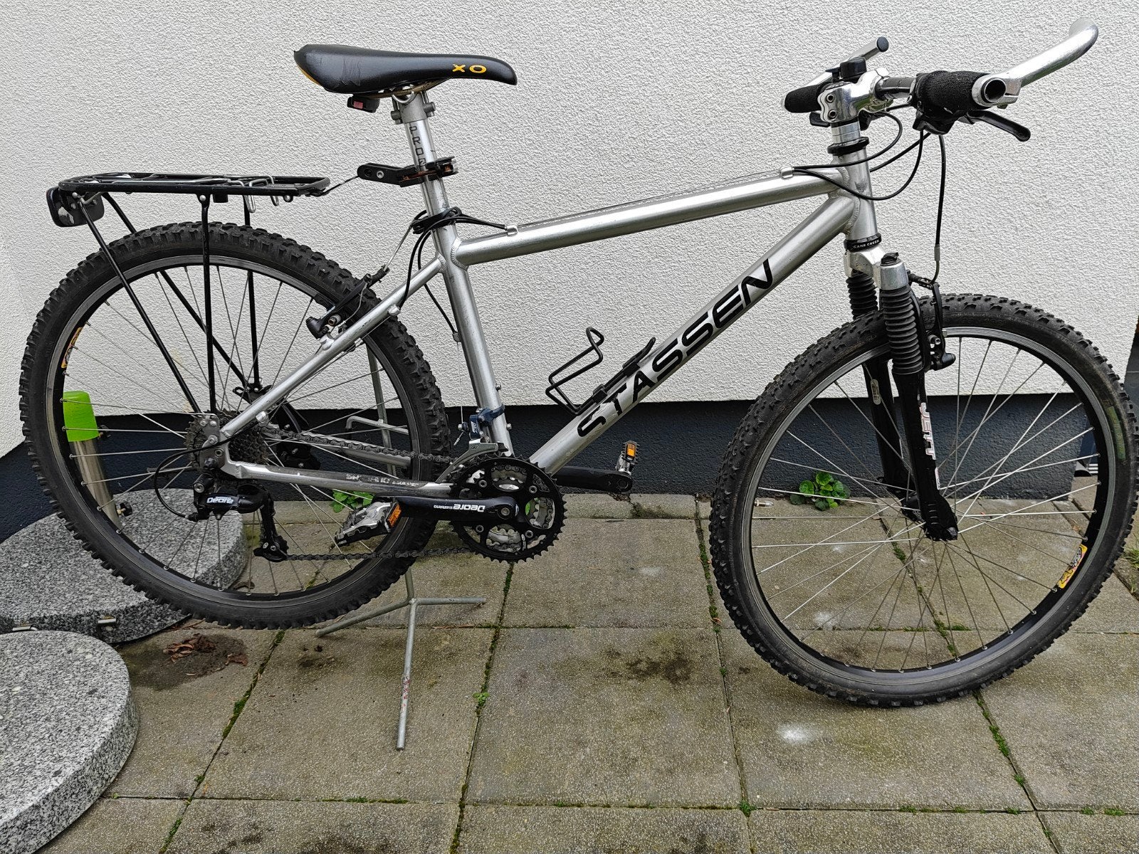 Stassen Mountainbike met Shimano Deore LX en Rock Shox, Fietsen en Brommers, Fietsen | Mountainbikes en ATB, Ophalen, Gebruikt