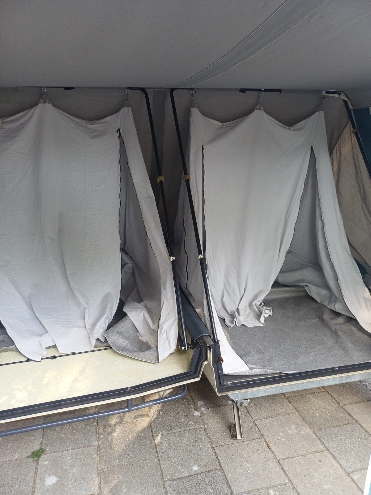 2 Slaapcabines voor Camp-let vouwwagen, Caravans en Kamperen, Ophalen, Tot en met 4