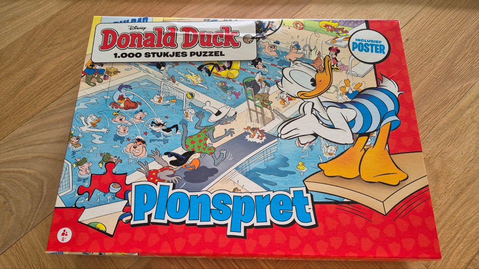 Disney Donald Duck legpuzzel 1000 stukjes, Ophalen of Verzenden, 500 t/m 1500 stukjes, Zo goed als nieuw