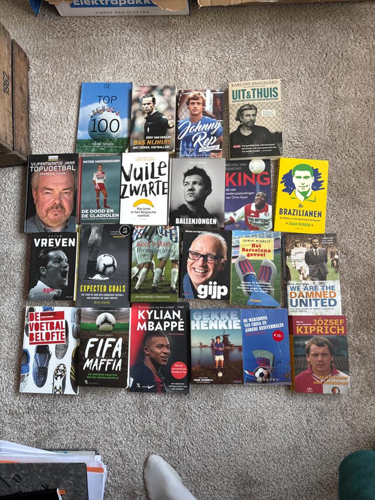 Voetbalboeken collectie - Diverse titels en auteurs, Boeken, Partijen en Verzamelingen, Zo goed als nieuw, Ophalen of Verzenden
