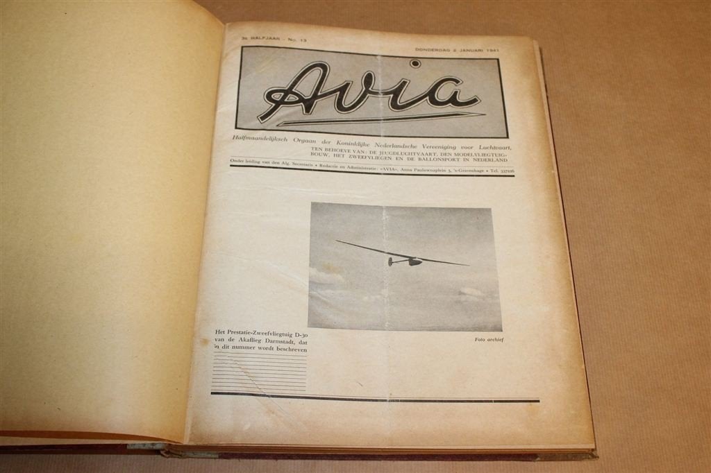 Avia — Volledige Jaargang Luchtvaart 1941, Verzamelen, Gebruikt, Schaalmodel, -, -