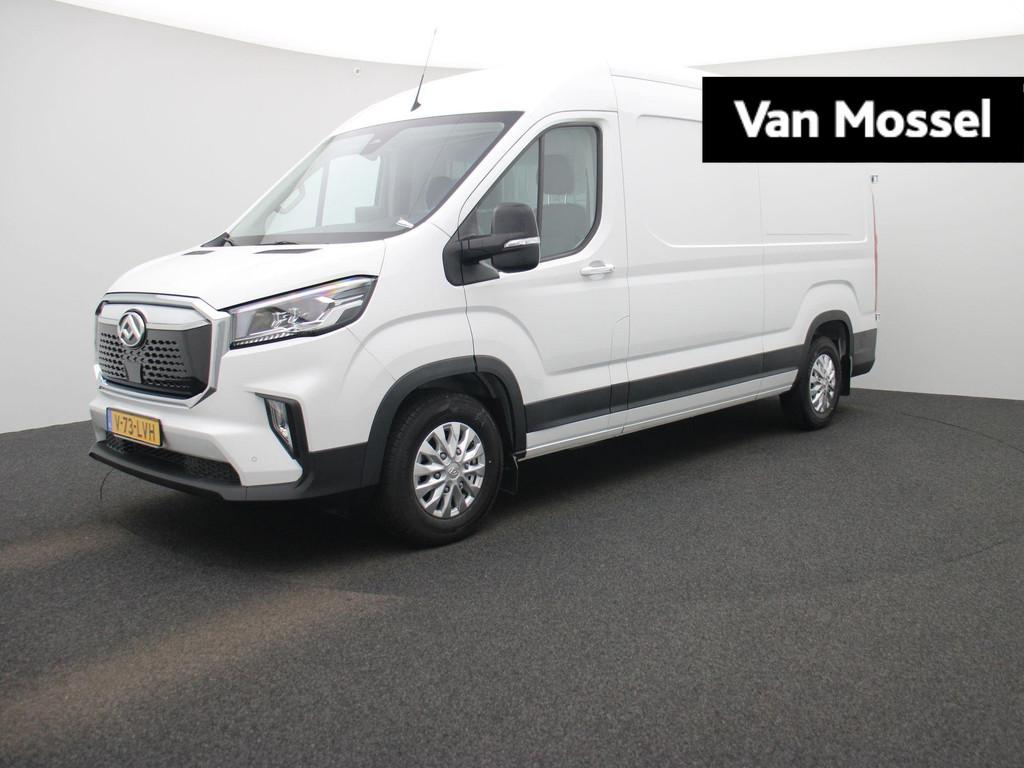 Maxus eDeliver 9 L3H2 Business DEAL 89 kWh | Betrouwbaar Ele, Auto's, Stof, Zwart, 89 kWh, Maxus
