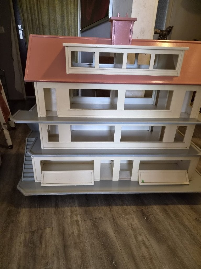 Schitterend groot poppenhuis, Kinderen en Baby's, Ophalen, Gebruikt, Poppenhuis
