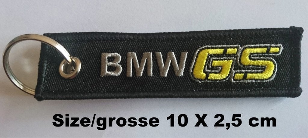 BMW GS Sleutelhanger geel voor R80GS R100GS R1150GS R1200GS, Verzenden, Nieuw