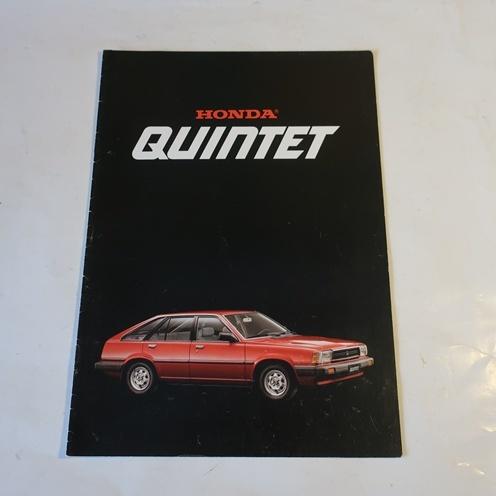 Honda Quintet 1982 folder origineel Nederlands NL tekst, Ophalen of Verzenden, Gelezen, Honda