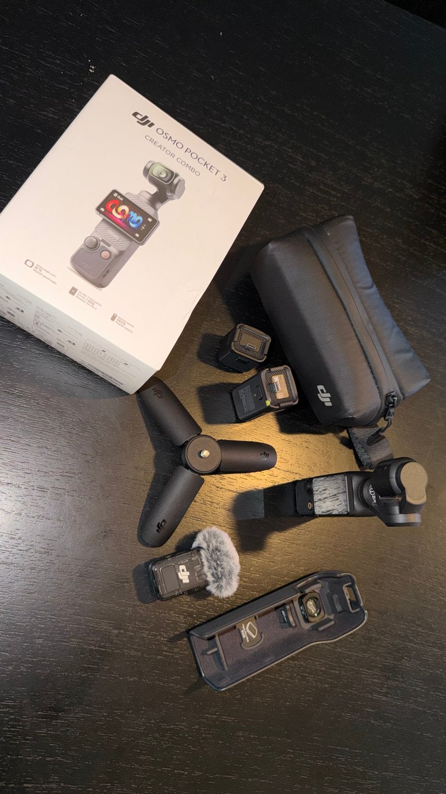 DJI Osmo Pocket 3 Creator Combo met Mic 2 en 256GB SD, Overige merken, Overige soorten, Zo goed als nieuw, Externe microfoon