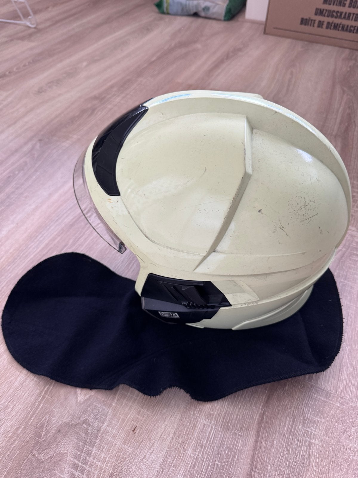 Brandweerhelm, Verzenden, Gebruikt