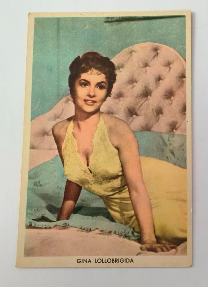 Plaatje Gina Lollobrigida (2), Ophalen of Verzenden, Zo goed als nieuw, Foto of Kaart