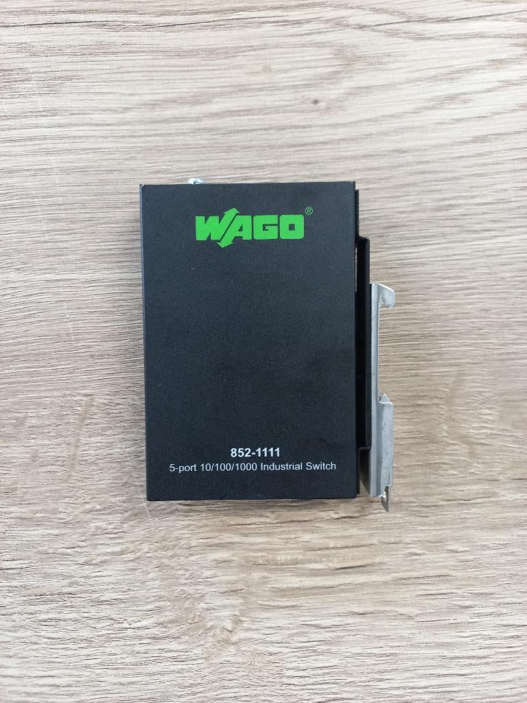 Wago 852-1111 Industriële Ethernet switch 5x 1Gbps, Ophalen of Verzenden, Gebruikt