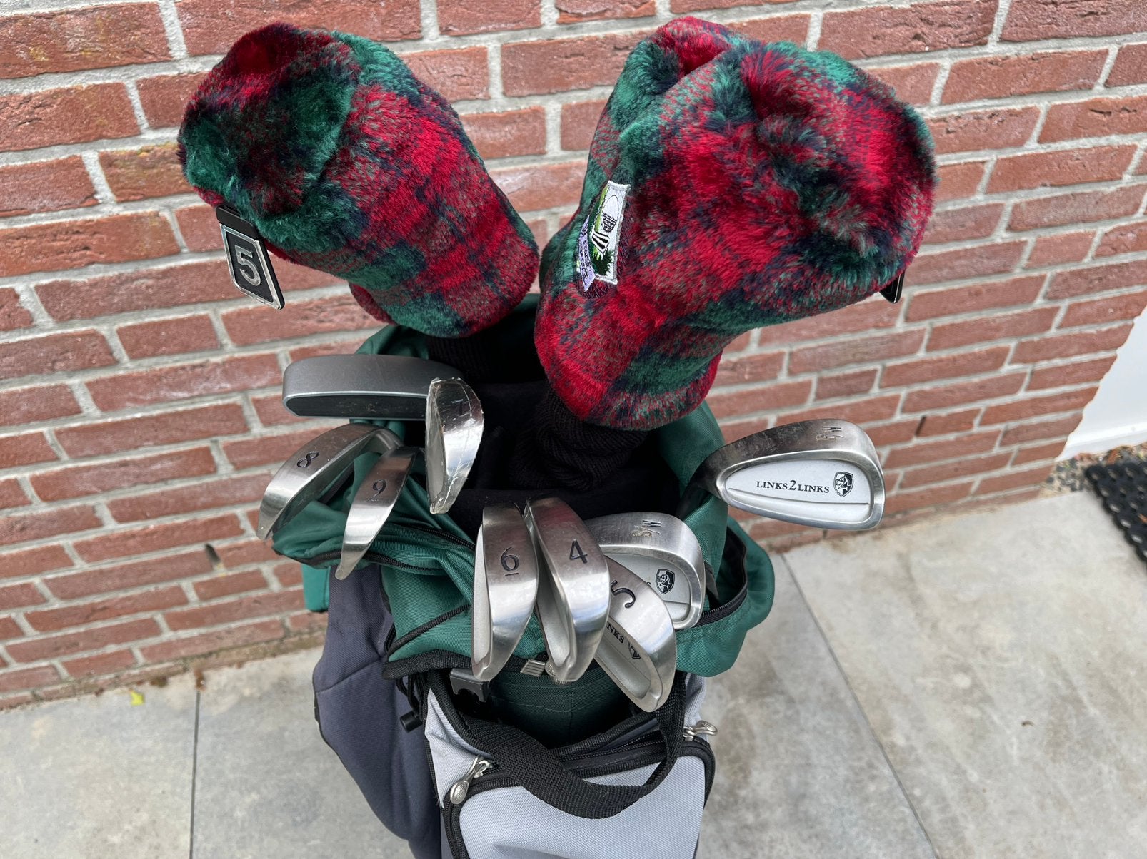 Complete linkshandige golfset + tas, Ophalen, Zo goed als nieuw, Set