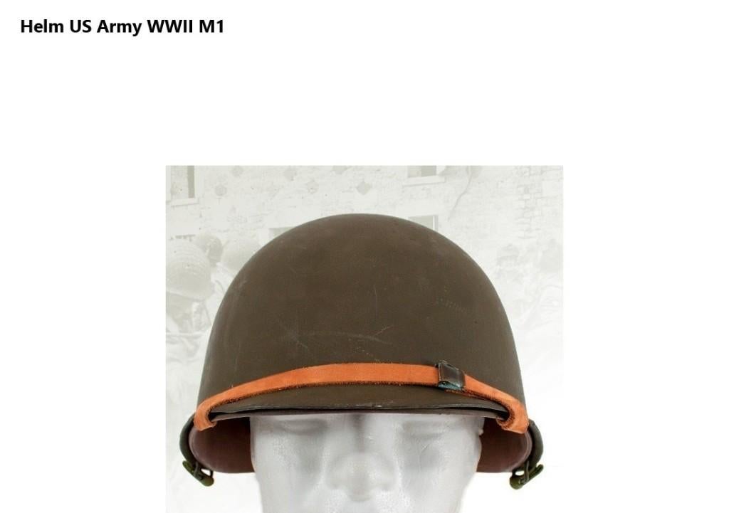 Helm,M1,US,Army,WWII,Staal, Verzenden, Landmacht, Amerika, Helm of Baret
