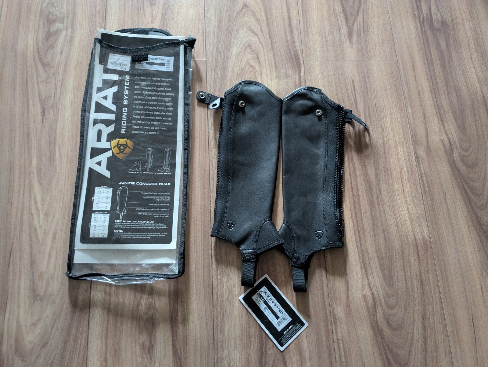 Ariat concord Junior Chap S zwart leer, Ophalen of Verzenden, Nieuw, Kinderen, Schoeisel