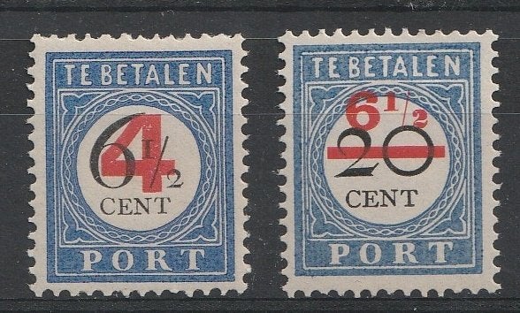 P29-P30  1909/1906 Port MNH, Postzegels en Munten, Ophalen of Verzenden, T/m 1940, Postfris