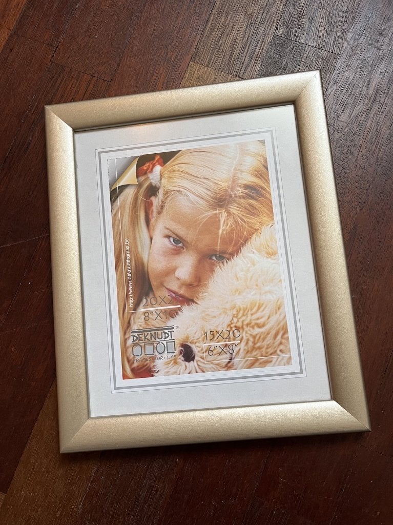 Fotolijst 20x25 cm | Deknudt, Hout, Zo goed als nieuw, Hangend, Ophalen of Verzenden