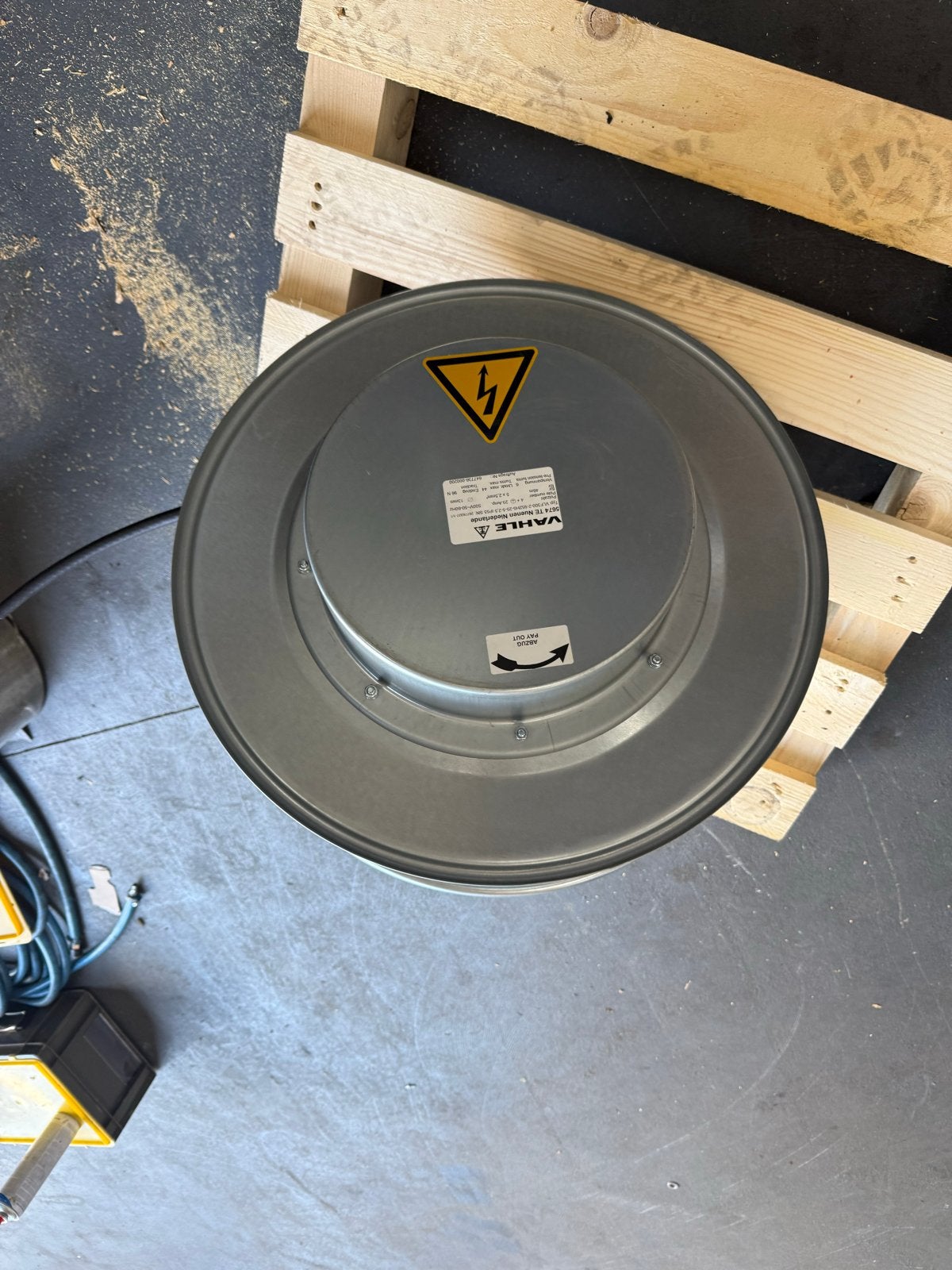 Vahle veer Kabelhaspel voor 30meter kabel 5x2,5, Ophalen of Verzenden