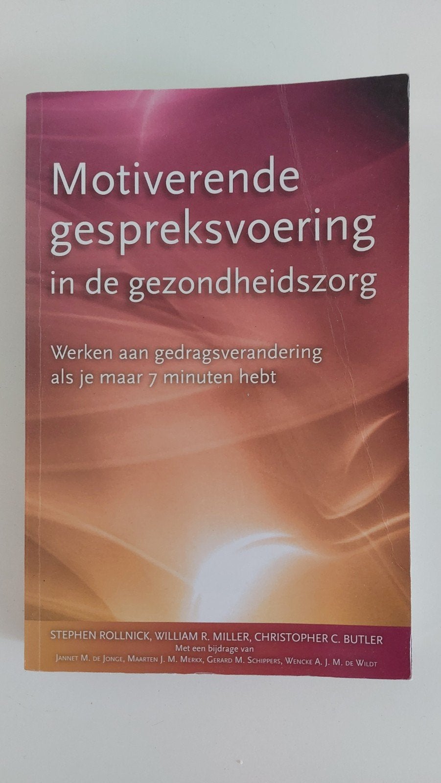 Motiverende gespreksvoering in de gezondheidszorg, Boeken, Zo goed als nieuw, W.R. Miller; C.C. Butler; Stephen Rollnick, Alpha