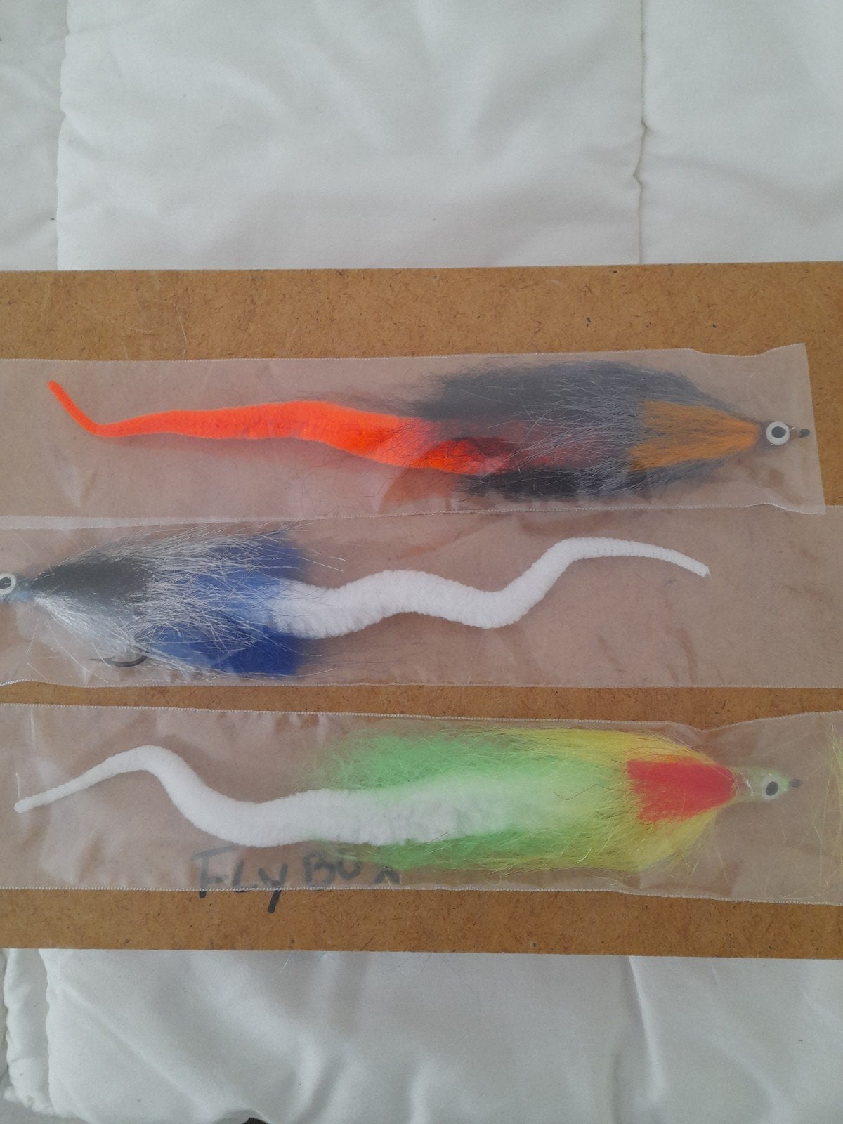 Grote Snoekstreamers 25cm, haakmaat 6/0, Watersport en Boten, Hengelsport | Vliegvissen, Ophalen of Verzenden, Nieuw