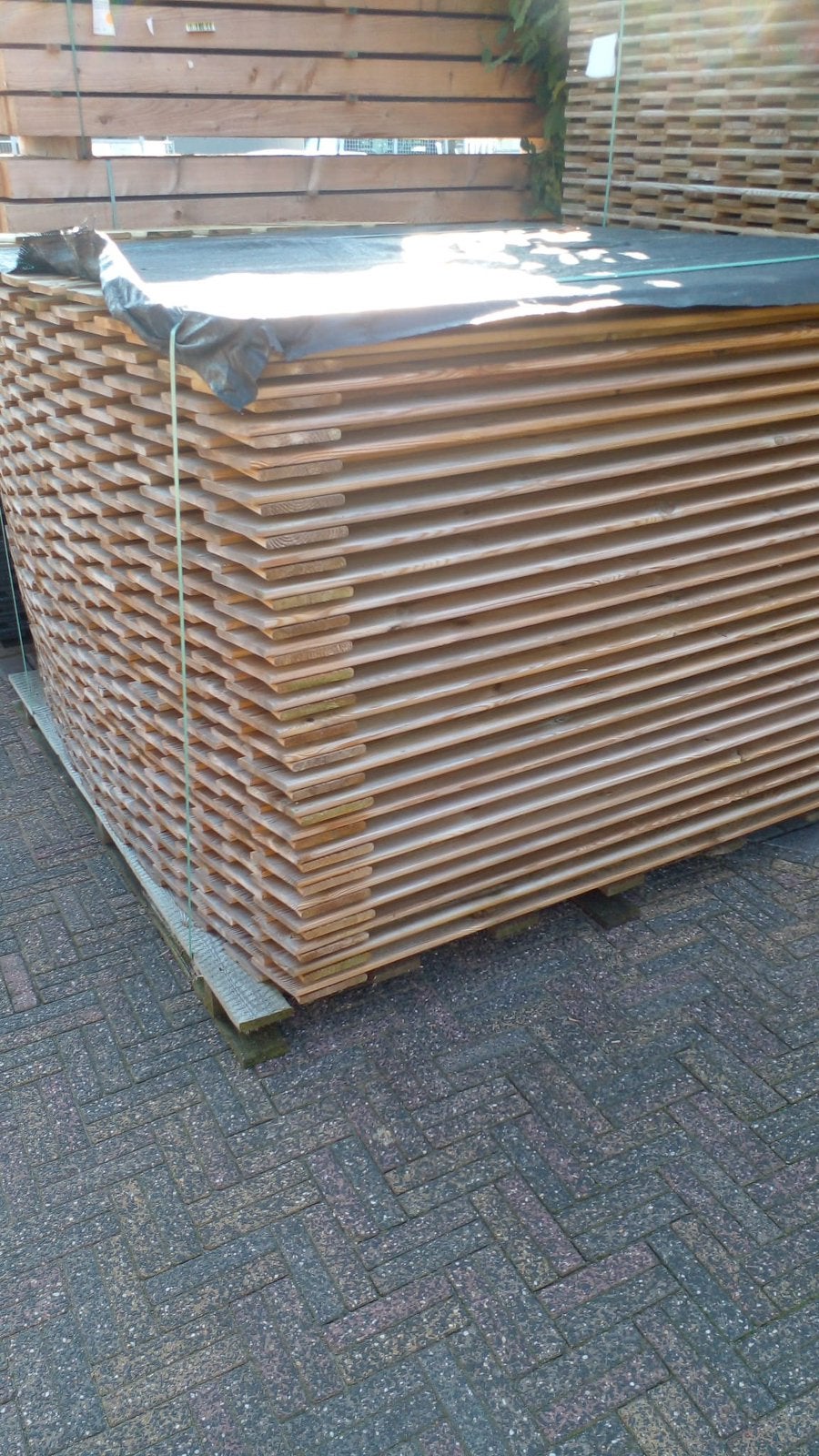 Toog schermen, Ophalen, Nieuw, Hout, 150 tot 200 cm