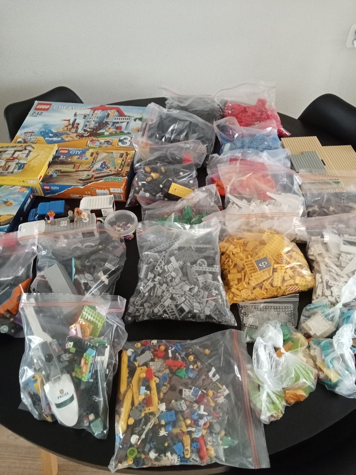 Lego partij heel veel, Ophalen