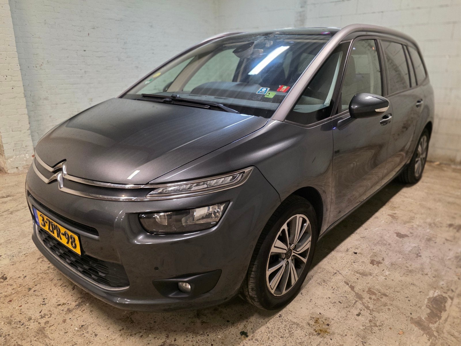 Citroën C4 (Grand) Picasso 1.6 E-hdi EGS 2015 Grijs, Auto's, 1295 kg, 4 cilinders, 7 stoelen, C4 (Grand) Picasso