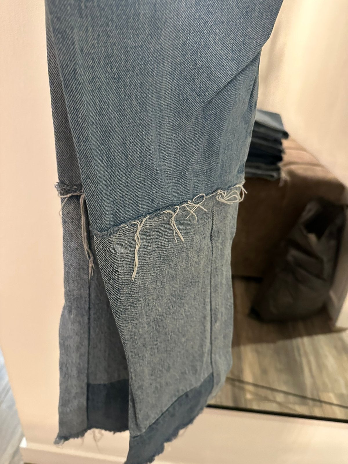 Spijkerbroek Zara jeans straight dames broek recht nieuw 34, Ophalen of Verzenden, Nieuw, Blauw, W27 (confectie 34) of kleiner
