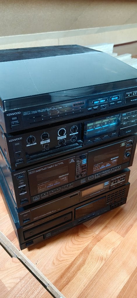 Kenwood vintage stereoset, Ophalen, Gebruikt, Cassettedeck, Overige merken