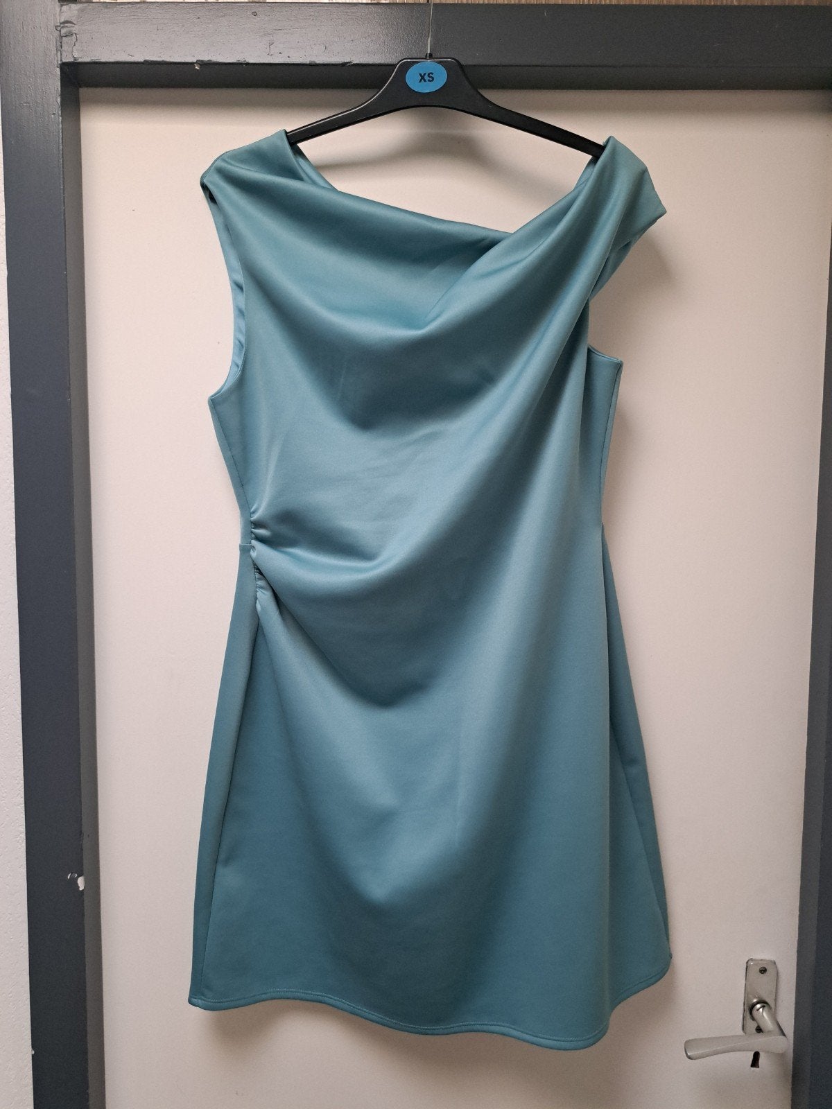 mooie bruiloft/ galajurk, Kleding | Dames, Gelegenheidskleding, Zo goed als nieuw, Overige typen, Maat 42/44 (L), Blauw, Ophalen of Verzenden
