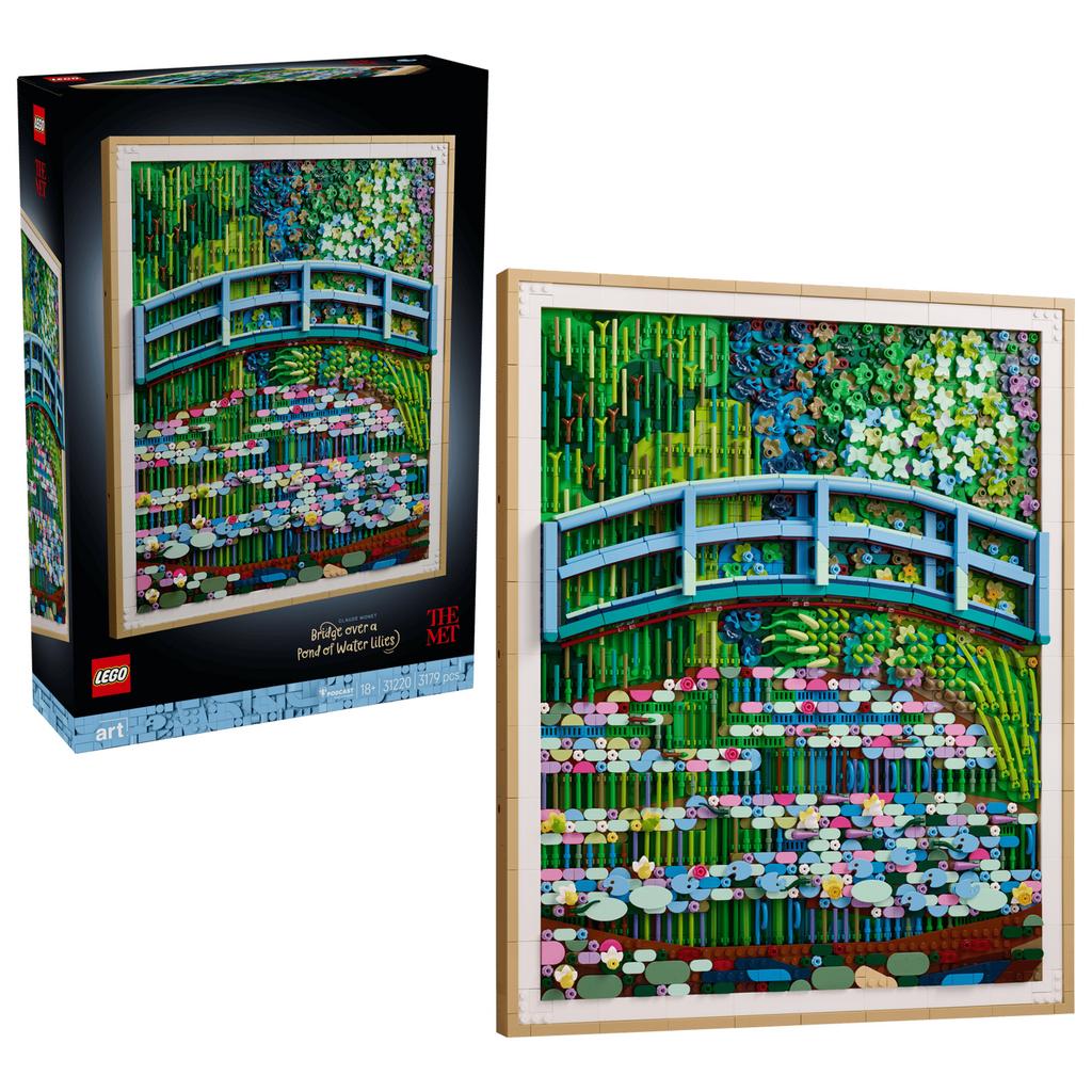 Lego Claude Monet – Brug met waterlelies 31220, Lego, Lego, Lego, Nieuw